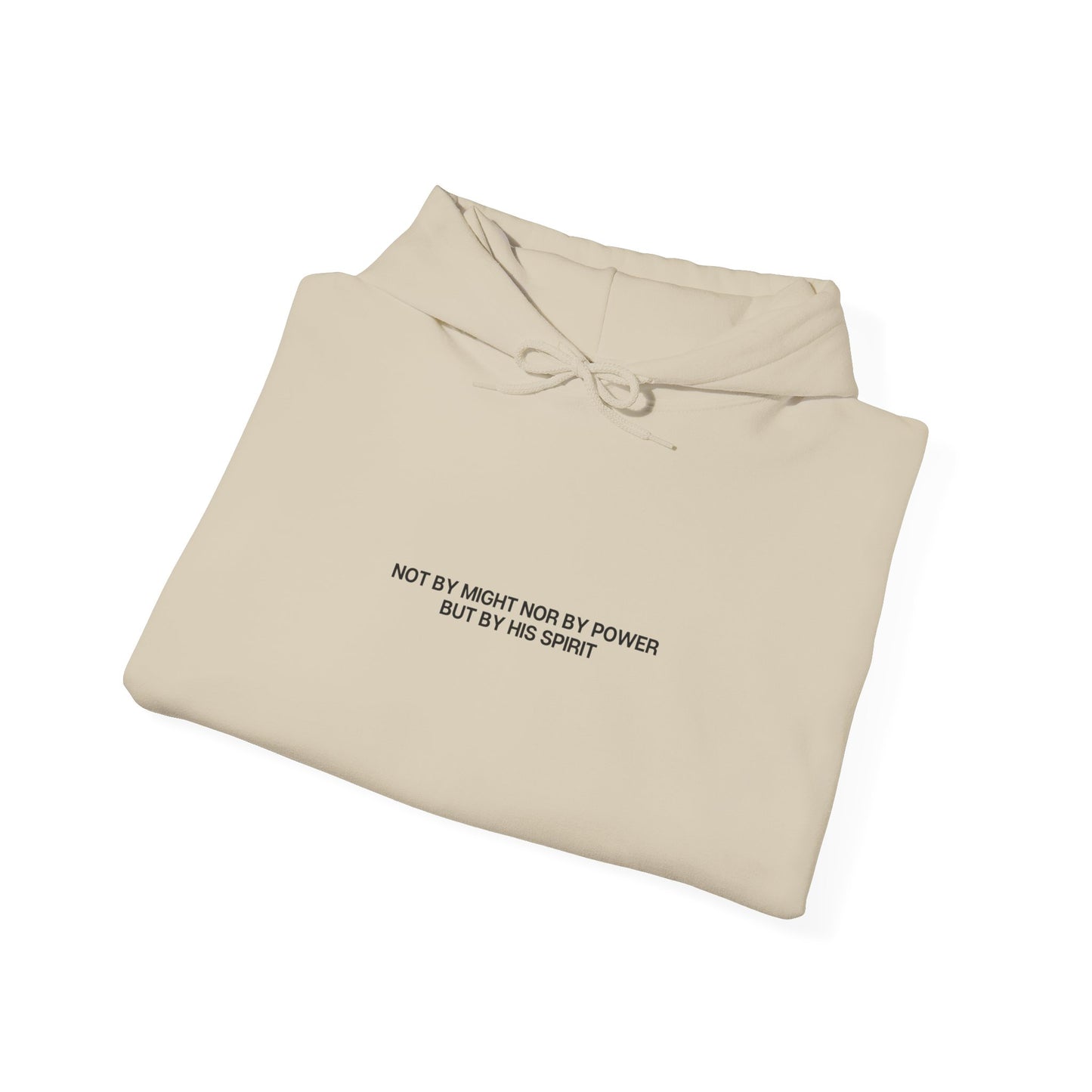 NOT BY MIGHT Hoodie (SAND)