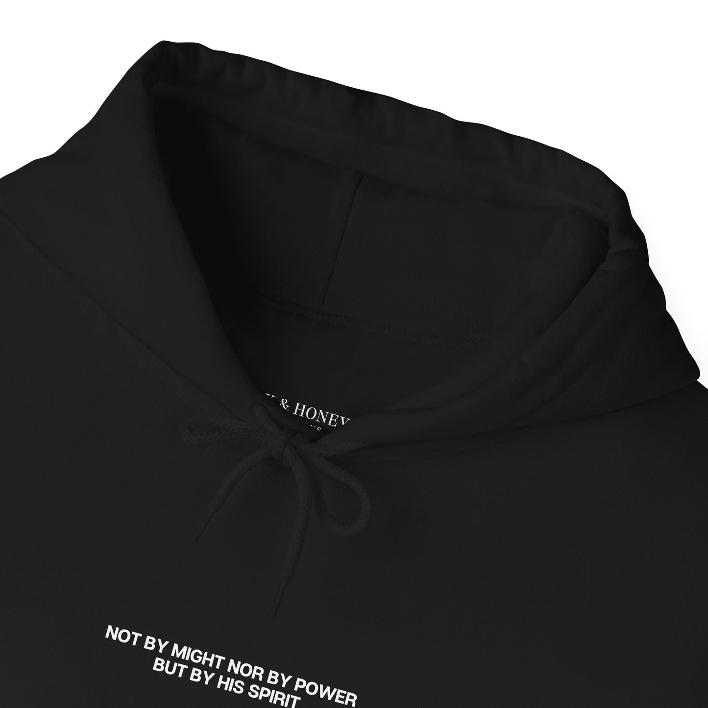 NOT BY MIGHT Hoodie (BLACK)