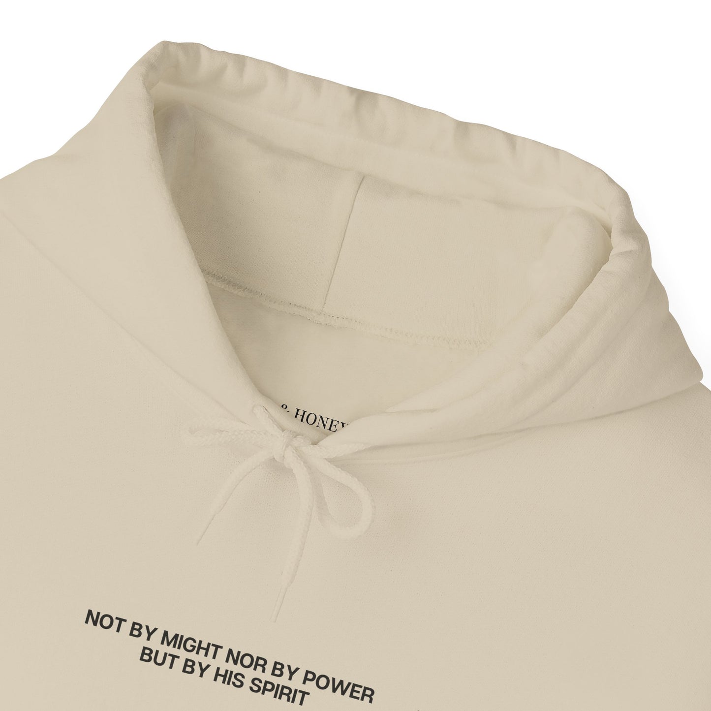 NOT BY MIGHT Hoodie (SAND)