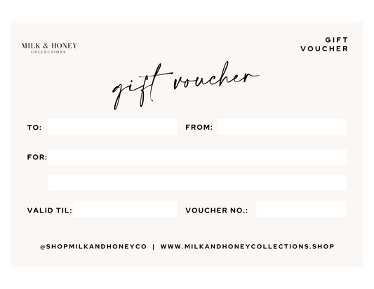 Milk & Honey Collections Digital Gift Card